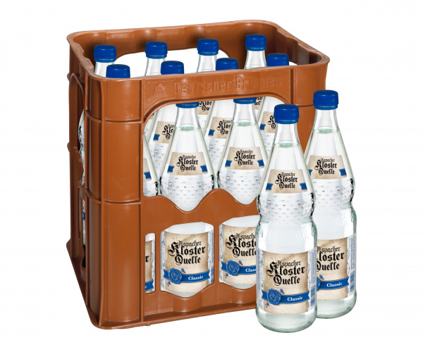 Klosterquelle classic, Glas 12x0,7 Liter inkl. Pfand