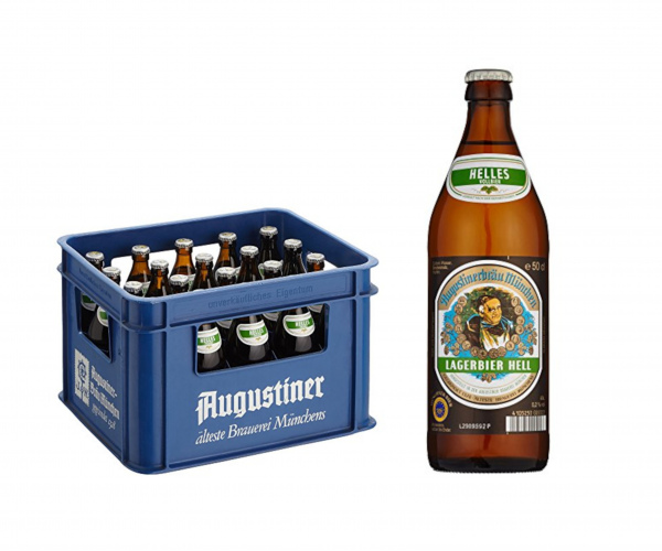 Augustiner Lager hell 20x0,5 Liter Kiste inkl. Pfand