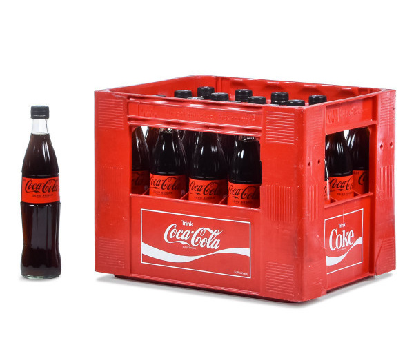 Coca Cola Zero, Glas 20x0,5 Liter inkl. Pfand (1)