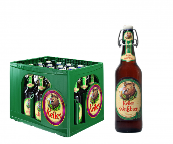 Keiler Weißbier hell 20x0,5 Liter Kiste inkl. Pfand