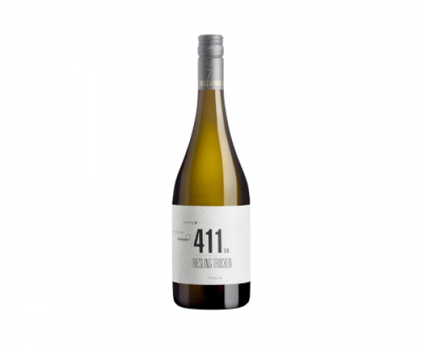 Collegium Wirtemberg: 411 n.n. Riesling trocken, 0,75 Liter Flasche