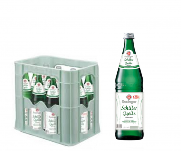 Ensinger Sport "Schillerquelle", Glas 12x0,75 Liter inkl. Pfand