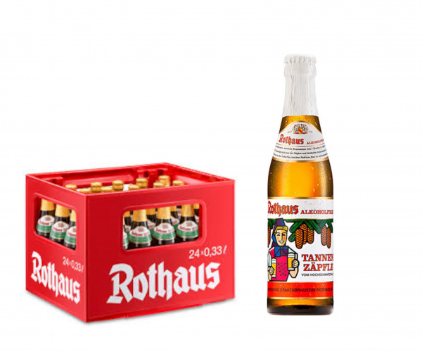 Rothaus Tannenzäpfle alkoholfrei 24x0,33 Liter Kiste inkl. Pfand