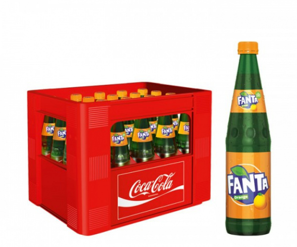 Fanta Orange, Glas 20x0,5 Liter inkl. Pfand